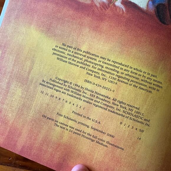 Vintage 2000 Scholastic All The Colors Of The Earth Paperback Book - Picture 2 of 7